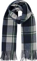 Scarf Medium Check Mc14 0903 Grey