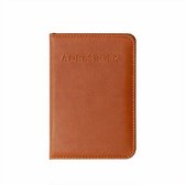 Verhaak Adresboek 9 X 13 Cm Kunstleer Bruin