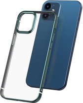 Baseus Shining Apple iPhone 12 Hoesje TPU Transparant Groen
