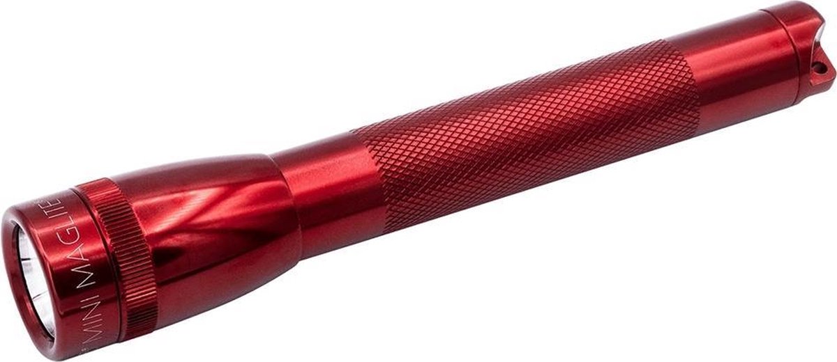 Maglite Mini AA LED Zaklamp in presentatie box rood