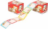 100x Sinterklaas cadeau stickers op rol - Kado naamstickers Sint thema - Labelstickers