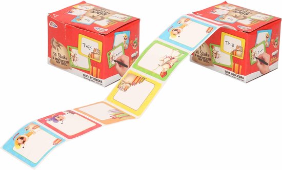 100x Sinterklaas cadeau stickers op rol - Kado naamstickers Sint thema -  Labelstickers | bol.com