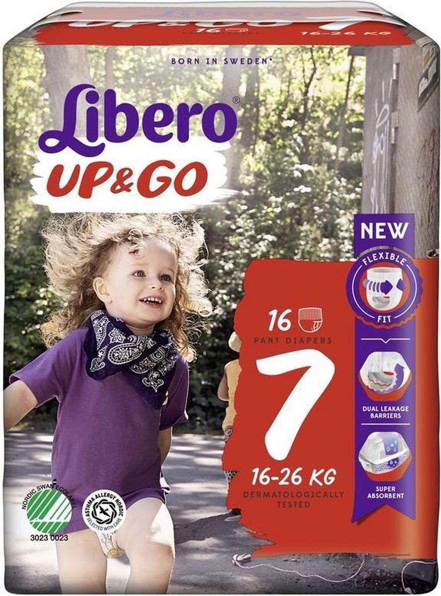 LIBERO Broekluiers Up & Go 7 (16kg-26kg) 16st/pak