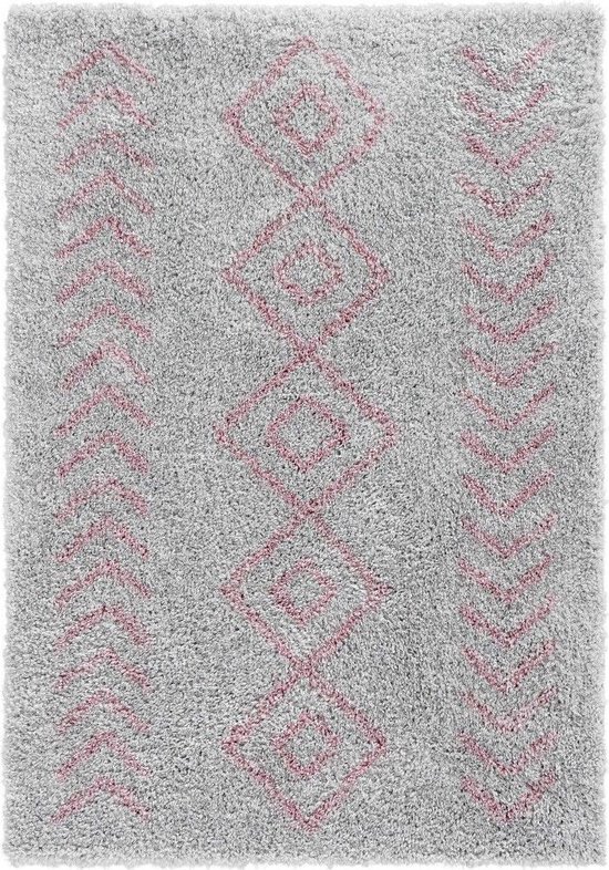 Tapis scandinave - Fjord Farger gris/crème 60x100 cm