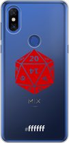 6F hoesje - geschikt voor Xiaomi Mi Mix 3 -  Transparant TPU Case - D20 - Transparant #ffffff