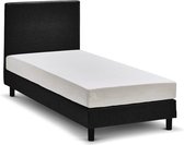 Beter Bed Basic Box Ambra vlak met Easy Pocket matras - 90 x 200 cm - zwart