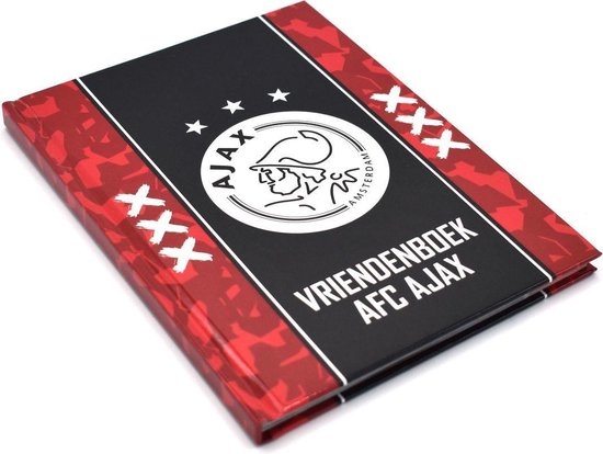 Ajax Vriendenboek – Zwart/Rood
