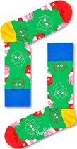 Happy Socks Santa Cat Sokken, Groen - Maat 41-46