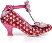 Irregular Choice Total Freedom Hearts 50's Pumps Rood
