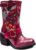 Irregular Choice Great Escape Floral Laarzen Rood