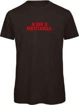 Kerst t-shirt zwart - Ik ben je kerstcadeau - soBAD. | Kerst t-shirt soBAD. | kerst shirts volwassenen | kerst t-shirts volwassenen | Kerst outfit | Foute kerst t-shirts