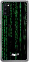 Samsung Galaxy A41 Hoesje Transparant TPU Case - Hacking The Matrix #ffffff
