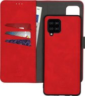 iMoshion Uitneembare 2-in-1 Luxe Booktype Samsung Galaxy A42 hoesje - Rood