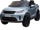 Elektrische Kinderauto Land Rover Discovery Wit 12V Met Afstandsbediening met leren stoel en rubber banden