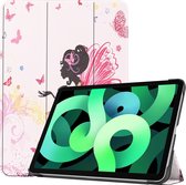 iPad Air 4 2020 Hoes Smart Cover Book Case Hoesje Leder Look - Elfje