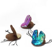 Ebi Wanna play bug met krakel papier 7x6CM, LET OP ! PER 3 STUKS EN GEEN KEUZE MOGELIJK !!