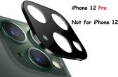 Geschikt voor iPhone 12 Pro Lens Protector / Lens tempered glass - Zwart