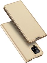 Dux Ducis - Pro Serie Slim wallet hoes - Samsung Galaxy A42 - Goud