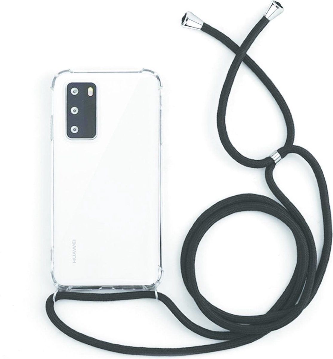 Colorfone Huawei P40 Hoesje Transparant met koord