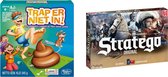 Spellenbundel - Bordspel - 2 Stuks - Trap Er Niet In & Stratego
