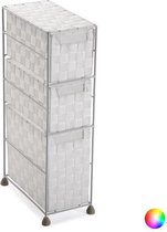 Gemakkelijk verplaatsbare meubels Versa Wit Polypropyleen (28 x 57 x 15,5 cm)