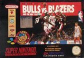 Bulls VS Blazers And The NBA Playoffs-Standaard (SNES) Gebruikt