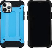 iMoshion Hoesje Geschikt voor iPhone 12 Pro / 12 Hoesje - iMoshion Rugged Xtreme Backcover - Lichtblauw
