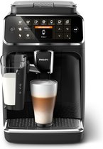 Philips volautomatische espressomachine 4300 serie, LatteGo melksysteem, 8 koffiespecialiteiten, zwart (EP4341/50)