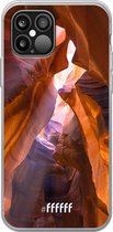 iPhone 12 Pro Max Hoesje Transparant TPU Case - Sunray Canyon #ffffff