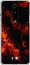 OnePlus 8 Hoesje Transparant TPU Case - Hot Hot Hot #ffffff