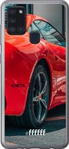 Samsung Galaxy A21s Hoesje Transparant TPU Case - Ferrari #ffffff