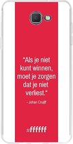 Samsung Galaxy J5 Prime (2017) Hoesje Transparant TPU Case - AFC Ajax Quote Johan Cruijff #ffffff