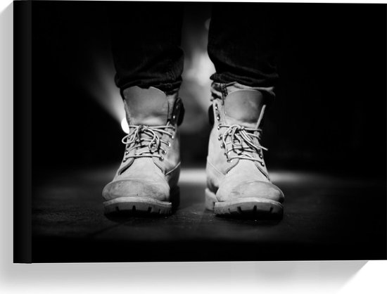 Toile - Chaussures pour femmes avec Fond Noir - Photo 40x30cm sur Toile  Peinture... | bol.com