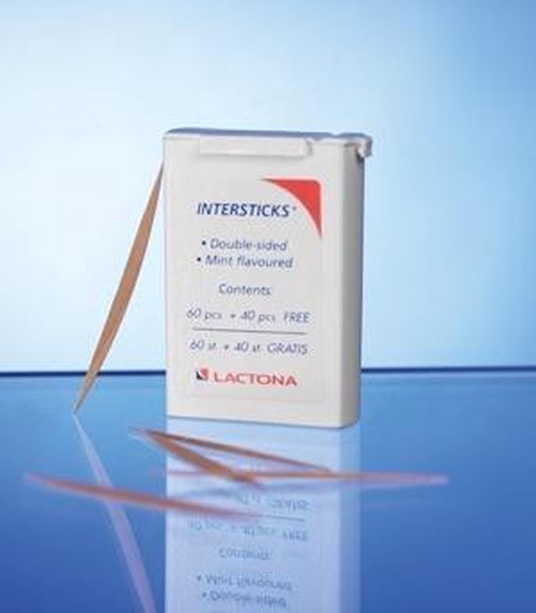voorspelling Catena spanning Lactona Intersticks - Tandenstokers - 3 x 100 stuks - Voordeelverpakking |  bol.com