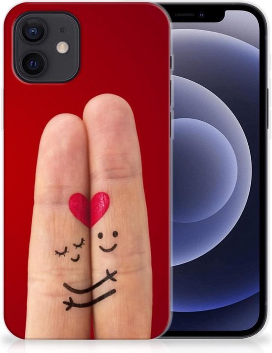 GSM Hoesje iPhone 12 | 12 Pro (6.1") TPU Bumper Super als Valentijnscadeau Liefde