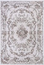 Klassiek vloerkleed Aubusson Flore - crème/roze 120x170 cm