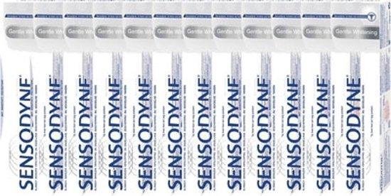 Sensodyne Tandpasta Gentle Whitening Voordeelverpakking 12 Stuks
