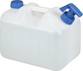 Relaxdays jerrycan met kraan - voor drinkwater - BPA-vrij - water-jerrycan met kraantje - 10 Liter