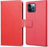 Apple iPhone 12/12 Pro hoesje - Book Wallet Case - Rood