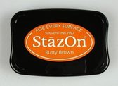 Inktkussen Stazon Rusty Bruin (1 st)