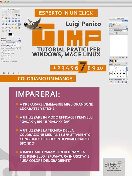 Gimp. Tutorial pratici per Windows, Mac e Linux. Livello 7 - cover