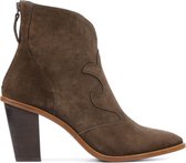 Zinda Vrouwen Suède     Cowboy Laarzen  / Western Boots 4522 - Bruin - Maat 37