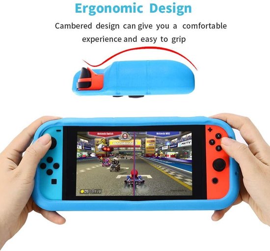 Nintendo Switch Lite Beschermhoes - Blauw - Knaldeals.com