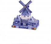 Stelllingmolen Delfts Blauw Holland 10 Cm - Souvenir