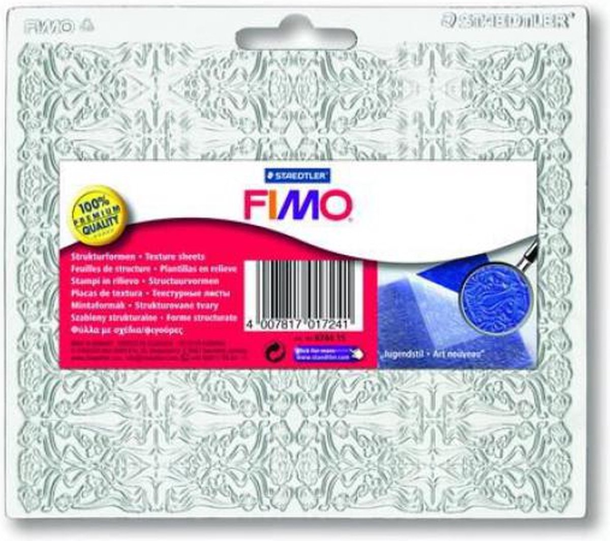 Fimo structuurvorm art nouveau 8744 15