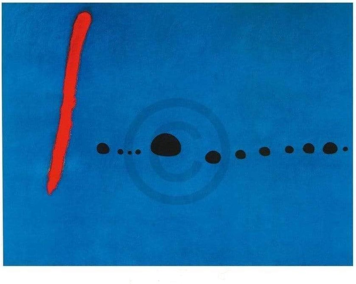 PGM Kunstdruk Joan Miro - Blue II, 4-3-61 80x60cm Divers