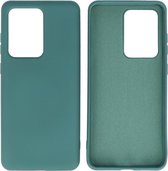 Wicked Narwal | 2.0mm Dikke Fashion Color TPU Hoesje Samsung Samsung Galaxy S20 Ultra Donker Groen