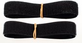 Verlofix Klittenband Zelfklevend 20 Mm X 1 M Zwart