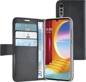 Azuri LG Velvet (5G) hoesje - Walletcase - Zwart