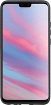 Grip Stand Hardcase Backcover - Telefoonhoesje - Achterkant Hoesje - Geschikt voor Huawei Y9 (2019) - Zwart